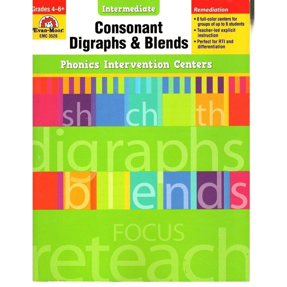 Phonics Intervention Consonant Digraphs and Blends Grades 4 - 6 Teachers Edition